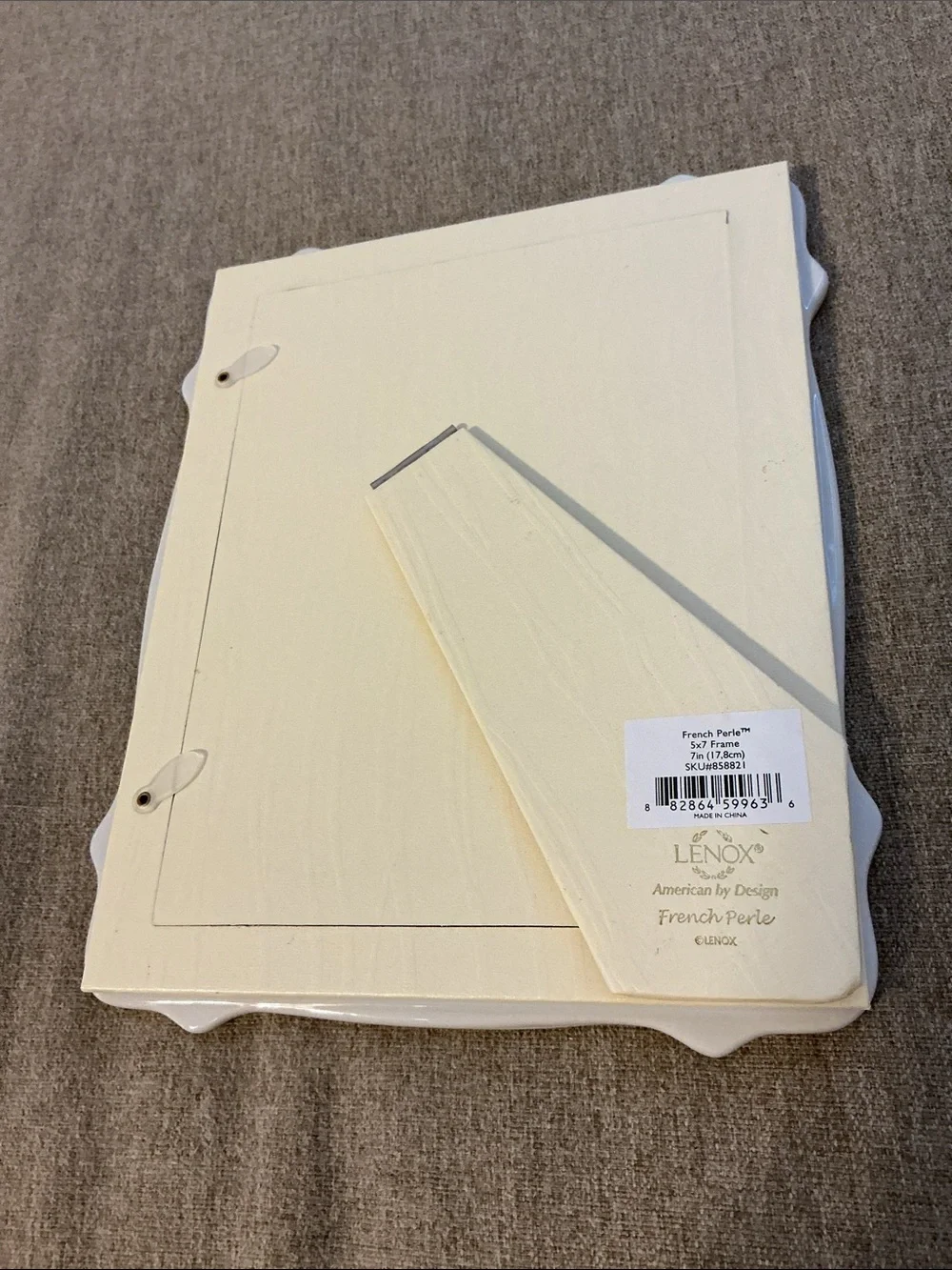 Lenox French Perle 5 x 7 Marco Frame- Brand New in Box